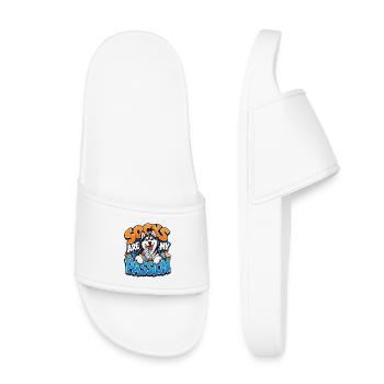 Siberian Husky - Kids’ Pool Sliders - white - Front