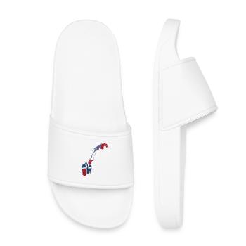 Norway Map Flag Scandinavia Travel - Kids’ Pool Sliders - white - Front