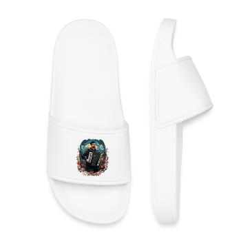 Accordion Musician Accordion Player Accordion - Kids’ Pool Sliders - white - Front