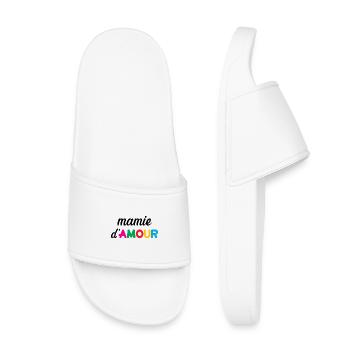 Mamie d'Amour - Claquettes enfant - blanc - Devant