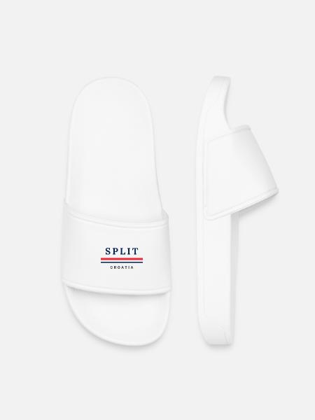 Split City Croatia - Kids’ Pool Sliders - white