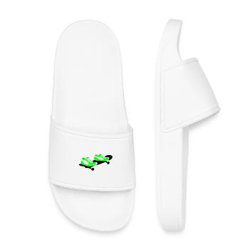 Skateboard - Claquettes enfant - blanc - Devant