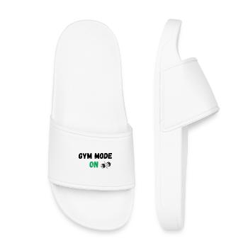 Power to Fitness Weightlifting - Kids’ Pool Sliders - white - Front