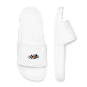 Freestyle Swimmer Dynamic Water - Kids’ Pool Sliders - white - Front