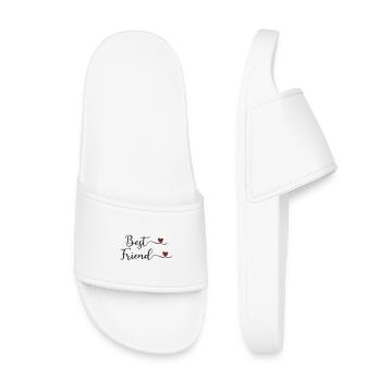Meilleurs ami - Claquettes enfant - blanc - Devant