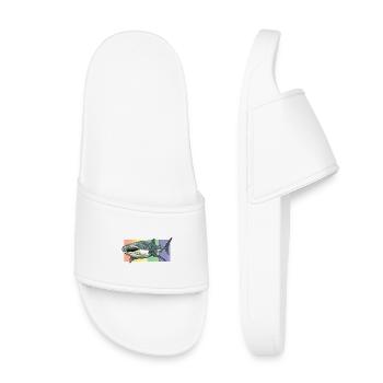 Whale Shark Rhincodon typus - Kids’ Pool Sliders - white - Front