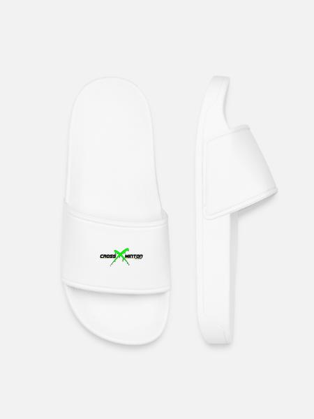 Crossminton - Claquettes enfant - blanc