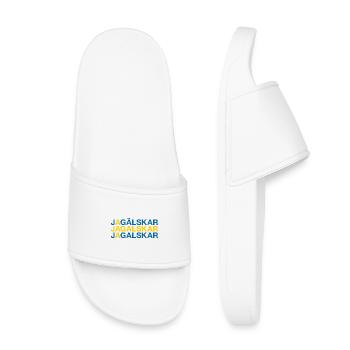 I LOVE SWEDEN Sweden Flag - Kids’ Pool Sliders - white - Front