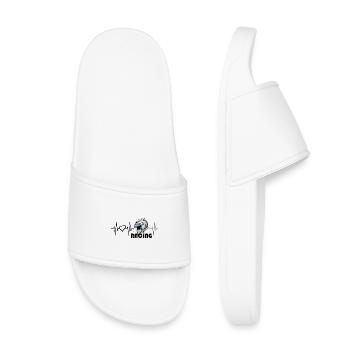 Motorcycle Racing Heartbeat Heart Love Motorcycle - Kids’ Pool Sliders - white - Front