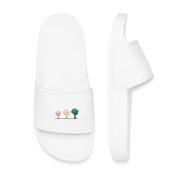 anniversaire. anniversaire décennie. humour. drôle - Claquettes enfant - blanc - Devant
