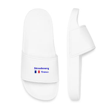Strasbourg, France- Imprimés élégants - Claquettes enfant - blanc - Devant