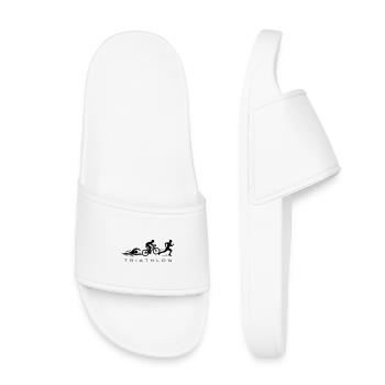 Triathlon Sport Triathlete - Kids’ Pool Sliders - white - Front