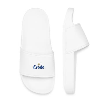 Créez des lettres avec une ampoule lumineuse - Claquettes enfant - blanc - Devant