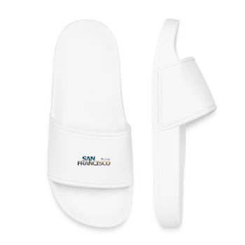 San Francisco Bay Area - Geschenk - Kinder Badelatschen - Weiß - Vorne