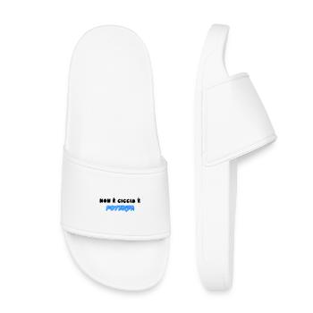 Neon Power With Motivational Message for Diet - Kids’ Pool Sliders - white - Front