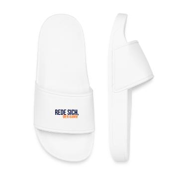 GIUDAN Youth Word 25 Collection Talk to Yourself Who Can - Kids’ Pool Sliders - white - Front