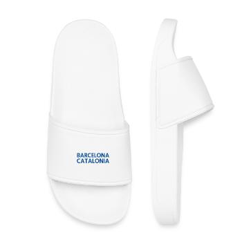 Barcelona – Catalonia Lyric Design - Kids’ Pool Sliders - white - Front