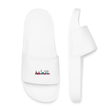Ligne d’horizon de la ville de Glasgow Clyde Arc Modern - Claquettes enfant - blanc - Devant