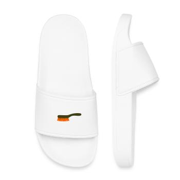 Mushroom Brush Tool Collector - Kids’ Pool Sliders - white - Front