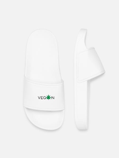 Vegan - Kinder Badelatschen - Weiß