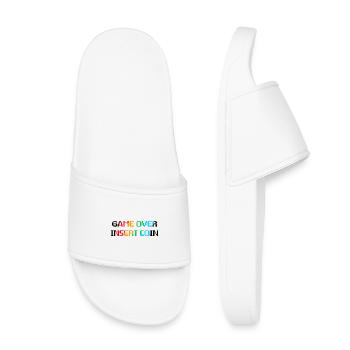 Game Over Insérer une pièce - Claquettes enfant - blanc - Devant
