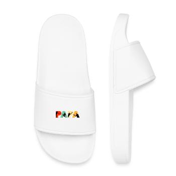 Papa Frisbee Player Ultimate Flying Disc Dad - Claquettes enfant - blanc - Devant