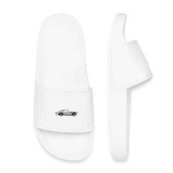 Vintage Light Blue Coupe - Kids’ Pool Sliders - white - Front