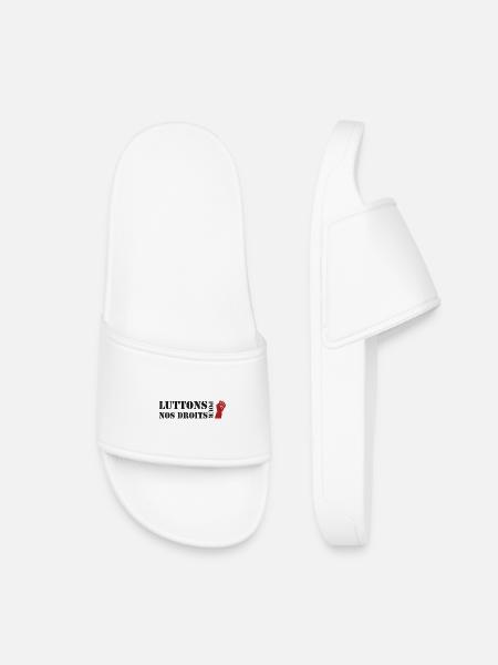Fighting for our Rights! - Kids’ Pool Sliders - white