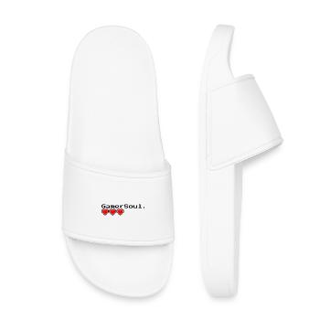 Gamer Soul - Kids’ Pool Sliders - white - Front