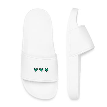 VALENTINSTAG. Junggesellinnenabschied. ICH LIEBE DICH. ICH LIEBE DICH. LIEBE - Kinder Badelatschen - Weiß - Vorne