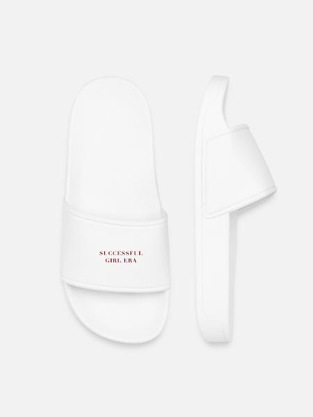 Successful Woman Era - Kids’ Pool Sliders - white