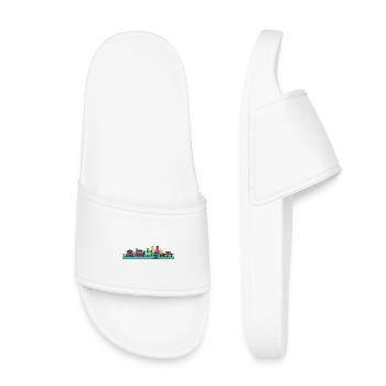 Artologie moderne du phare de la skyline de la ville de Wollongong - Claquettes enfant - blanc - Devant