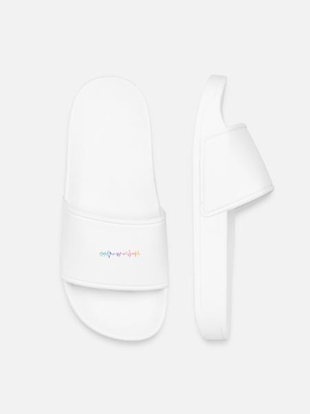 music_beat - Kids’ Pool Sliders - white