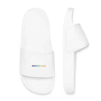 Mindfulness - Kids’ Pool Sliders - white - Front