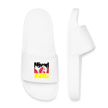 Mixed martial arts German - Kids’ Pool Sliders - white - Front