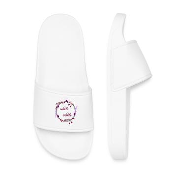 Inhale ... Exhale ... - Kids’ Pool Sliders - white - Front