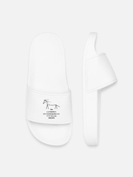 Licorne - Nerd Nomenclature IUPAC - Chimie - noir - Claquettes enfant - blanc