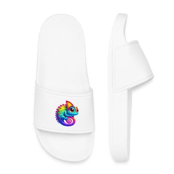 Caméléon - Claquettes enfant - blanc - Devant