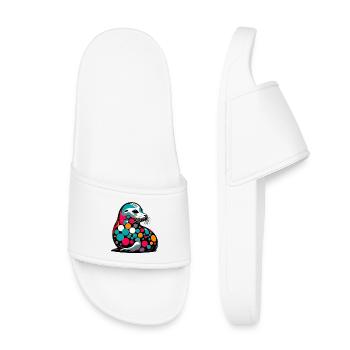 Phoque - Claquettes enfant - blanc - Devant