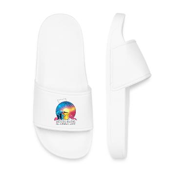 Musique house - Claquettes enfant - blanc - Devant