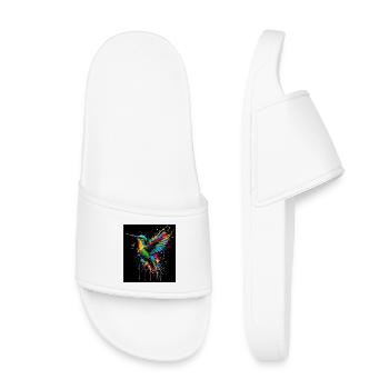 colibri - Claquettes enfant - blanc - Devant