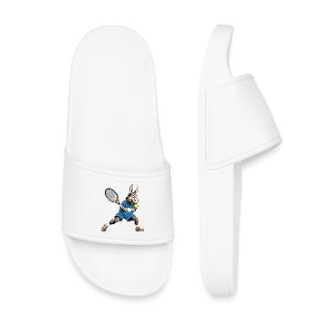 Donkey Tennis - Kids’ Pool Sliders - white - Front