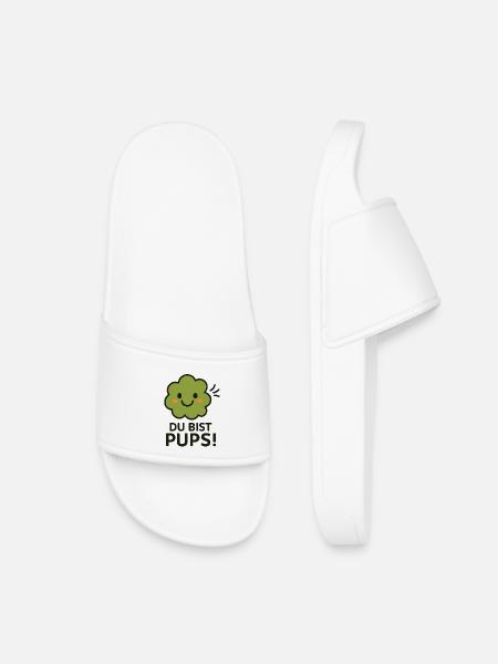 pups - Kinder Badelatschen - Weiß