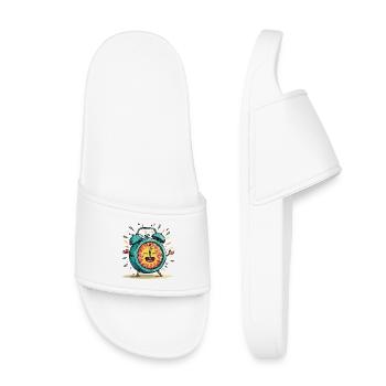 Image de la célébration du réveil solaire - Claquettes enfant - blanc - Devant