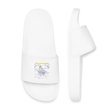 The Slow Sunday - Kids’ Pool Sliders - white - Front