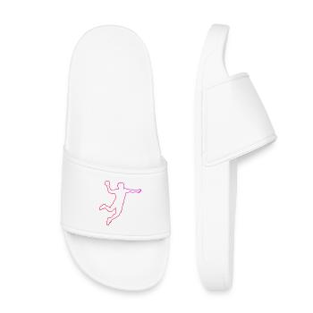 Gift idea for the handball player with team sports - Kids’ Pool Sliders - white - Front