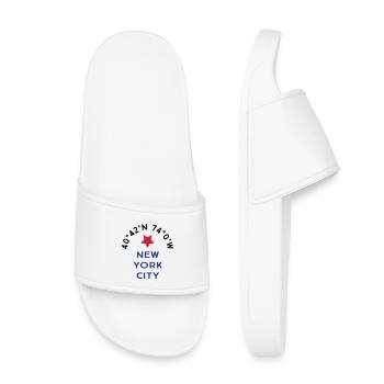 New York City - Claquettes enfant - blanc - Devant
