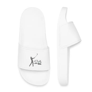 golf - Claquettes enfant - blanc - Devant