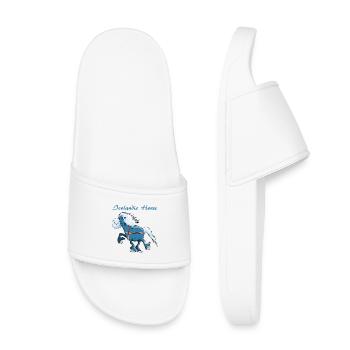 Happy Icelandic Horse - Kids’ Pool Sliders - white - Front