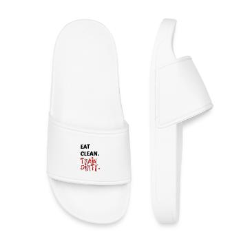 Encourager un mode de vie sain et respectueux de l’environnement - Claquettes enfant - blanc - Devant
